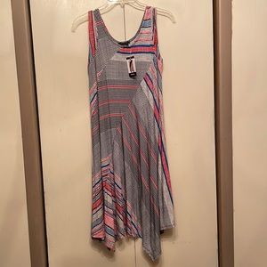 Premise Digital Stripe Multicolored Dress Small
